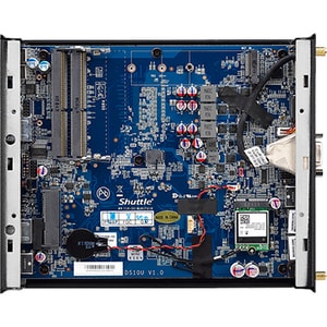 Shuttle XPC slim DS10U3 Barebone System - Slim PC - Intel Core i3 8th Gen i3-8145U - 32 GB DDR4 SDRAM Maximum RAM Support 