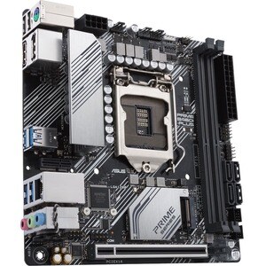 Asus Prime B460I-PLUS Desktop Motherboard - Intel Chipset - Socket LGA-1200 - Intel Optane Memory Ready - Mini ITX - 64 GB