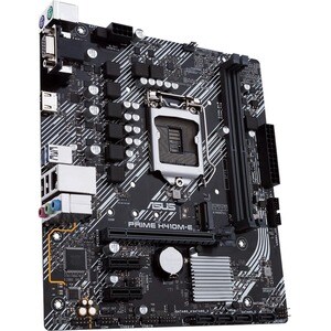 Asus Prime H410M-E/CSM Desktop Motherboard - Intel Chipset - Socket LGA-1200 - Micro ATX - 64 GB DDR4 SDRAM Maximum RAM - 