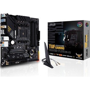 TUF GAMING B550M-PLUS (WI-FI) Desktop Motherboard - AMD Chipset - Socket AM4 - Micro ATX - 128 GB DDR4 SDRAM Maximum RAM -