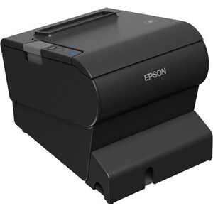 Epson TM-T88VI-iHub Direct Thermal Printer - Monochrome - Wall Mount - Receipt Print - Ethernet - USB - Serial - 350 mm/s 