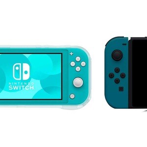 Spigen Rugged Armor Rugged Carrying Case Nintendo Gaming Console - Frost White, Transparent - Drop Resistant - Thermoplast