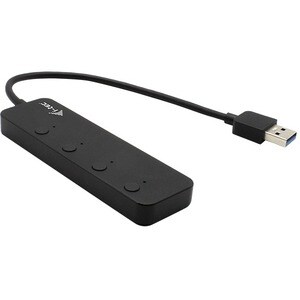 i-tec USB Hub - USB 3.0 - External - Black - 4 Total USB Port(s) - 4 USB 3.0 Port(s) - PC, Mac, Linux, Android, Chrome OS