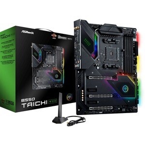 ASRock B550 Taichi Razer Edition Desktop Motherboard - AMD B550 Chipset - Socket AM4 - ATX - 128 GB DDR4 SDRAM Maximum RAM