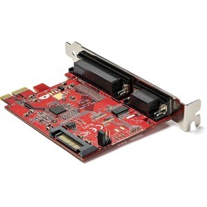 StarTech.com PCIe Card with Serial and Parallel Port, PCI Express Combo Expansion Adapter Card, 1xDB25 Parallel Port, 1x R