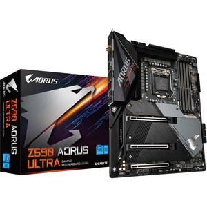 Aorus Ultra Durable Z590 AORUS ULTRA Desktop Motherboard - Intel Chipset - Socket LGA-1200 - Intel Optane Memory Ready - A