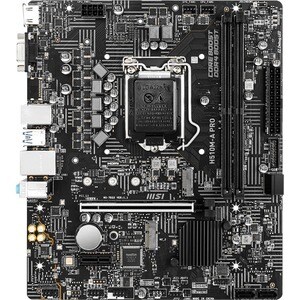 MSI H510M-A PRO Desktop Motherboard - Intel Chipset - Socket LGA-1200 - Micro ATX - Pentium Gold, Celeron, Core i5, Core i
