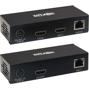 Tripp Lite HDMI Over Cat6 Extender Kit w KVM Support 4K60Hz USB/IR PoC TAA - 1 Input Device - 1 Output Device - 230 ft Ran