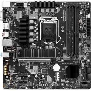 MSI B560M PRO-VDH Desktop Motherboard - Intel Chipset - Socket LGA-1200 - Intel Optane Memory Ready - Micro ATX - Core i3,