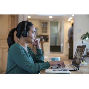 Poly Voyager Focus 2 Wired/Wireless Over-the-head Stereo Headset - Binaural - Ear-cup - 5000 cm - Bluetooth - 20 Hz to 20 