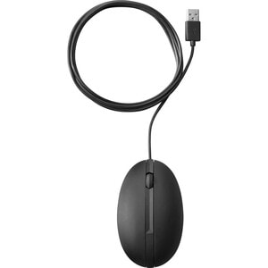 Mouse HP 320M - USB - Óptico - Cable - 1000 dpi - Rueda de desplazamiento - Simétrico