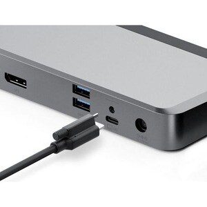 Alogic MX2 Docking Station - for Notebook/Monitor - 65 W - USB Type C - 2 Displays Supported - 4K, 5K - 3840 x 2160 - 4 x 