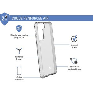 Funda Bigben Force Case - para Samsung Galaxy S21 5G Smartphone - Transparente - 1 - Resistente a Golpes, Resistente a Caí