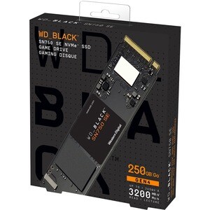 WD Black SN750 WDS250G1B0E 250 GB Solid State Drive - M.2 2280 Internal - PCI Express NVMe (PCI Express NVMe 4.0) - Deskto