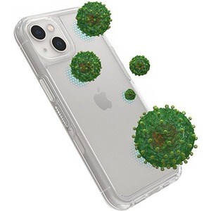 OtterBox iPhone 13 Symmetry Series Clear Antimicrobial Case - For Apple iPhone 13 Smartphone - Clear - Drop Resistant, Bac