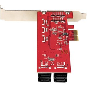 StarTech.com SATA PCIe Card, 10 Port PCIe SATA Expansion Card, 6Gbps SATA Adapter, 10 Mini-SAS/SATA Cables, PCI Express to