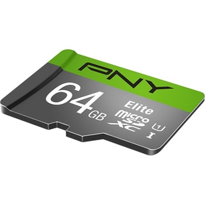PNY Elite 64 GB Class 10/UHS-I (U1) microSDXC - 100 MB/s Read