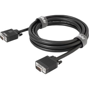 Club 3D VGA Cable Bidirectional M/M 3m/9.84ft 28AWG - 9.84 ft VGA Video Cable for Video Device, Desktop Computer, Notebook