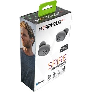 Morpheus 360 Spire True Wireless Earbuds - Bluetooth In-Ear Headphones with Microphone - TW1500G - HiFi Stereo - 20 Hour P