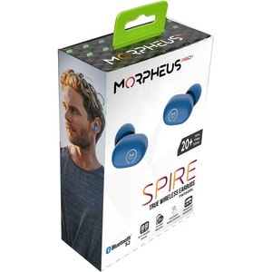 Morpheus 360 Spire True Wireless Earbuds - Bluetooth In-Ear Headphones with Microphone - TW1500L - HiFi Stereo - 20 Hour P