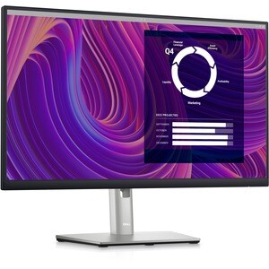Dell P2423D 60.5 cm (23.8") WLED LCD Monitor - 16:9 - Black, Silver - 24.0" Class - In-plane Switching (IPS) Black Technol
