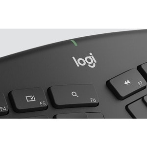Logitech ERGO K860 Split Ergonomic Keyboard - Wireless Connectivity - Bluetooth - 32.81 ft - 2.40 GHz - Spanish - Computer