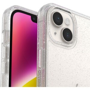 OtterBox Symmetry Estojo para Apple iPhone 14 Plus Smartphone - Stardust (brilho claro) - Resistente a bactérias, Resisten