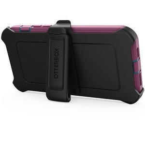 OtterBox Defender Rugged Carrying Case (Holster) Apple iPhone 14 Pro Max Smartphone - Canyon Sun (Pink) - Wear Resistant, 