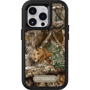 OtterBox Defender Rugged Carrying Case (Holster) Apple iPhone 14 Pro Smartphone - RealTree Edge Black (Camo Graphic) - Dro
