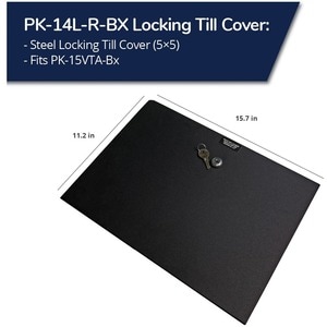 APG Cash Drawer PK-14L-R-BX Till Cover - Steel Locking Till Cover (5?5) fits PK-15VTA-BX and all PK-15U series tills. Till