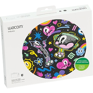 Wacom Intuos Wireless Graphics Drawing Tablet for Mac, PC, Chromebook & Android (small) with Software Included - Black - G