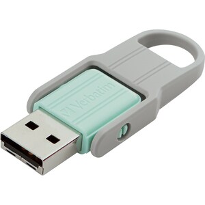 Verbatim Store 'n' Flip USB Drive - 32 GB - USB 2.0 Type A - Blue, Mint - Lifetime Warranty - 2 / Pack