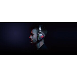 Asus ROG Delta Wired Over-the-head Stereo Gaming Headset - Black - Binaural - Circumaural - 32 Ohm - 20 Hz to 40 kHz - Uni