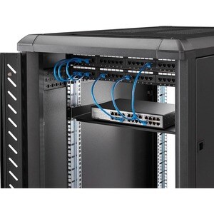 StarTech.com 1U Rack Shelf - 10 in. Deep - For Server, A/V Equipment, LAN Switch, Patch Panel - 1U Rack Height - Rack-moun