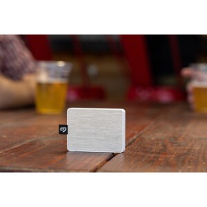 Seagate One Touch STJE500402 500 GB Portable Solid State Drive - 2.5" External - White - Notebook Device Supported - USB 3.0