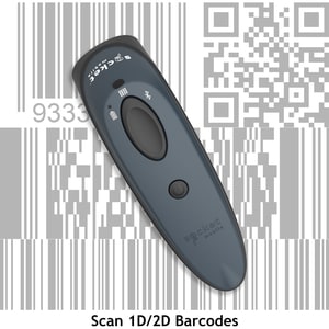 Socket Mobile DuraScan D740 Handheld Barcode Scanner - Wireless Connectivity - Utility Gray - 2 scan/s - 495 mm Scan Dista