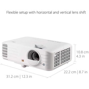 ViewSonic PX701-4K 4K UHD 3200 Lumens 240Hz 4.2ms Home Theater Projector with HDR, Auto Keystone, Dual HDMI, Sports and Ne
