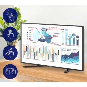 ViewSonic ViewBoard IFP4320 Collaboration Display - 42.5" LCD - ARM Cortex A73 - 3 GB LPDDR4 - Capacitive - Touchscreen - 