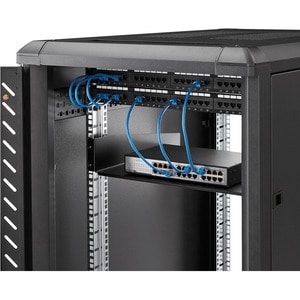 StarTech.com Ripiano universale standard per armadio server a rack di colore nero - 20 kg Static/Stationary Weight Capacity