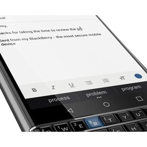 Blackberry KEYone 32 GB Smartphone - 4.5" - 3 GB RAM - Android 7.1 Nougat - 4G - Black - Bar - 2 TB microSD Support - 1 SI