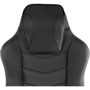 AKRACING Office Series Onyx Computer Chair - PU Leather Seat - PU Leather Back - Black Steel, Metal Frame - 5-star Base - 