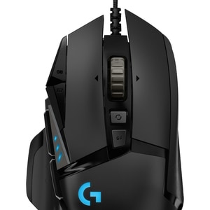 Mouse di gioco Logitech HERO G502 - USB - Ottico - 11 Pulsante(i) - Cavo - 16000 dpi - Rotella di scorrimento