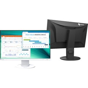 EIZO FlexScan EV2460 60.5 cm (23.8") Full HD LED LCD Monitor - 16:9 - White - 609.60 mm Class - In-plane Switching (IPS) T