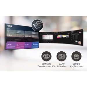 LG 86UH5F-H Digital Signage Display - 86" LCD - 3840 x 2160 - LED - 500 Nit - 2160p - HDMI - USB - DVI - Serial - Wireless