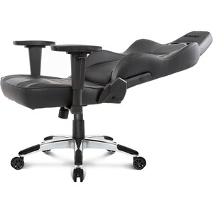 AKRACING Office Series Obsidian Computer Chair - Carbon Fiber Pleather Seat - Carbon Fiber Pleather Back - Black Steel, Me