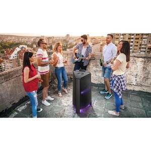 Samsung Giga Party Audio MX-T70 2.1 Bluetooth Speaker System - 1500 W RMS - Black - Wall Mountable - Surround Sound, Dolby