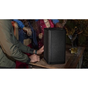 Ultimate Ears HYPERBOOM Portable Bluetooth Speaker System - Black - 45 Hz to 20 kHz - Battery Rechargeable
