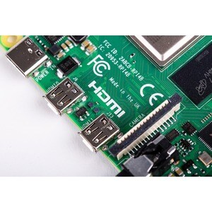Raspberry Pi Single Board Computer for LCD Display, Monitor - Module - Broadcom - Cortex A72 - BCM2711 - Quad-core (4 Core