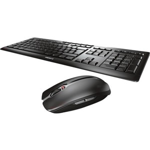 CHERRY STREAM DESKTOP Keyboard & Mouse - English (US) - USB Wireless - Keyboard/Keypad Color: Black - USB Wireless Mouse -