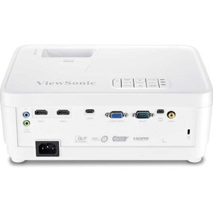 ViewSonic PX706HD 1080p Short Throw Projector with 3000 Lumens 22,000:1 DLP Dual HDMI USB C and Low Input Lag, Stream Netf
